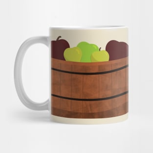 Rustic Barrel of Apples Mug